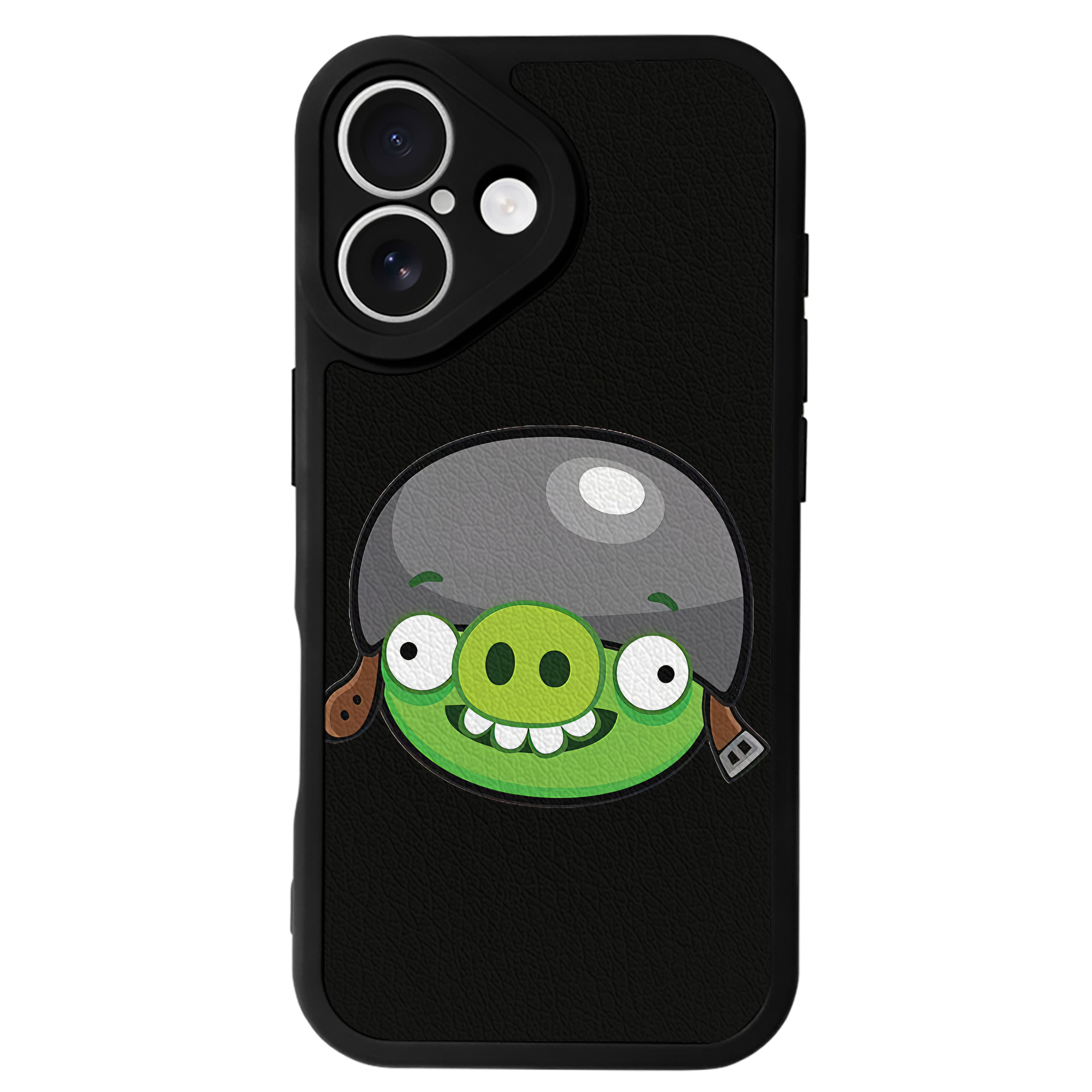 （画像用） Angry Birds アングリーバード 【iPhone 16シリーズ対応】シリコンスマホケース（レザー調） 材質：シリコン